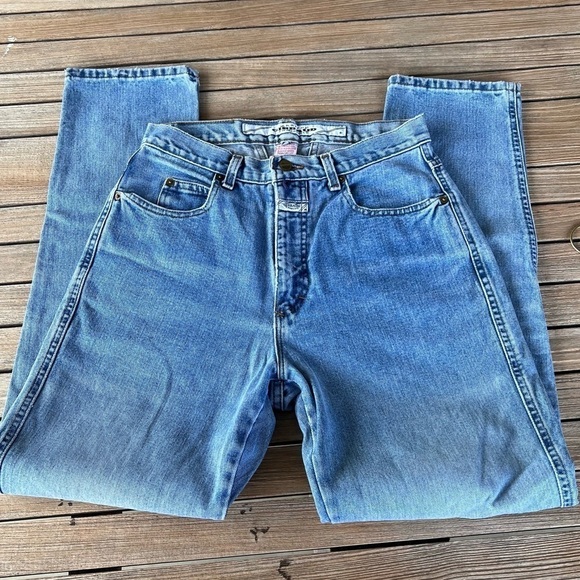 Vintage 90’s Marithe Francois Girbaud High Waist Tapered Mom Jeans 9/10 V Panel - Picture 5 of 15